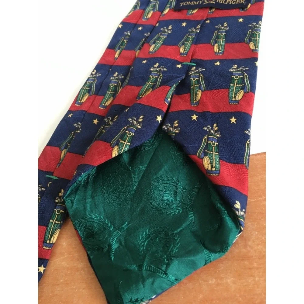 Tommy Hilfiger Men's Neck‎ Tie 100% Italian Silk 
